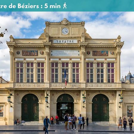 Elegant Studio Climatise 'Alma 2' - Coeur De Beziers - Wifi Fibre - Netflix ภายนอก รูปภาพ